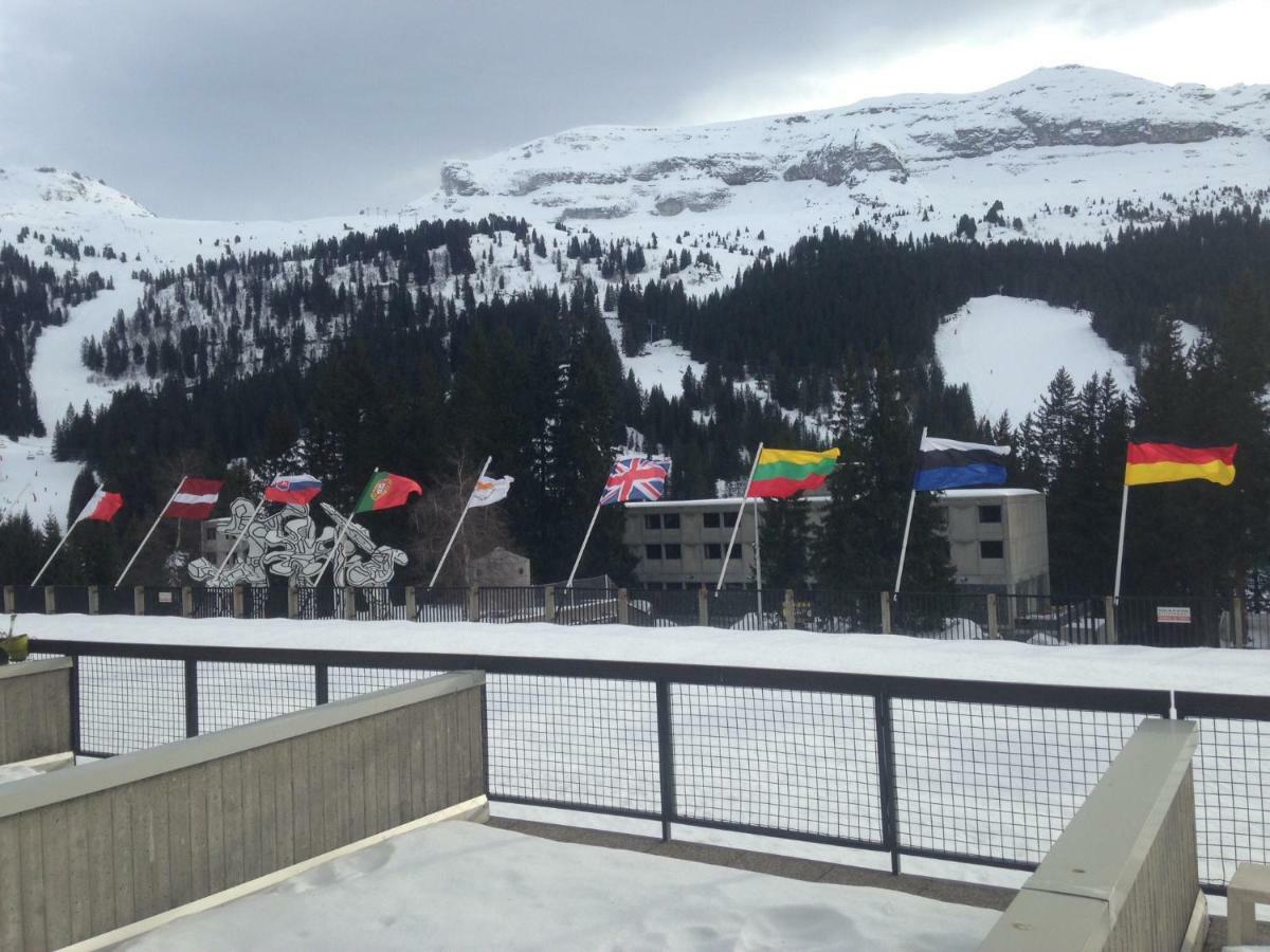 Flaine Forum I1 Cassiopee Duplex Mezzanines & Terrasse 외부 사진